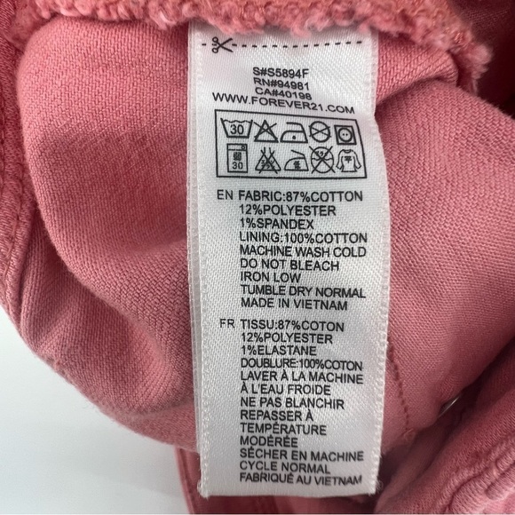 21 Denim Mauve Chino Cuffed Hem Shorts Size 25 Women’s - Picture 5 of 5